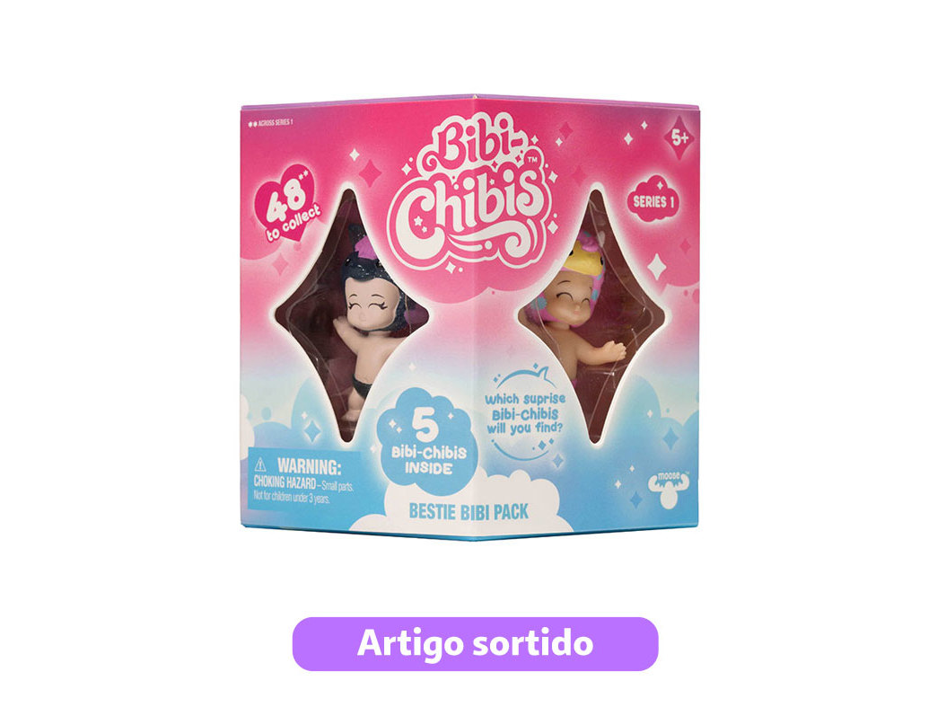MINI FIGURAS BIBI CHIBIS PACK 5 MODELOS SORTIDOS