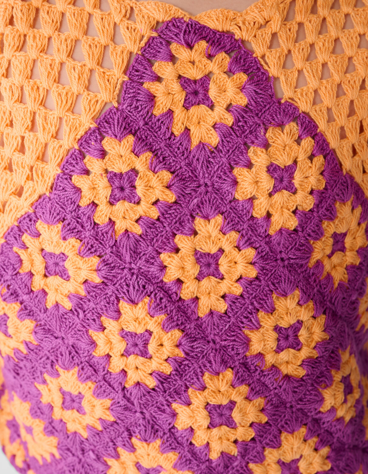 Crochet Top Oranje