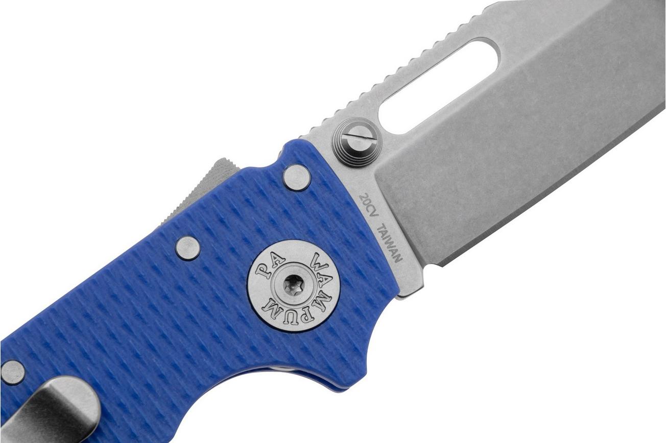 Demko Knives AD20.5 Shark-Lock CPM 20CV Shark Foot AD205-20CV-BLUG10-SF Blue G10, zakmes