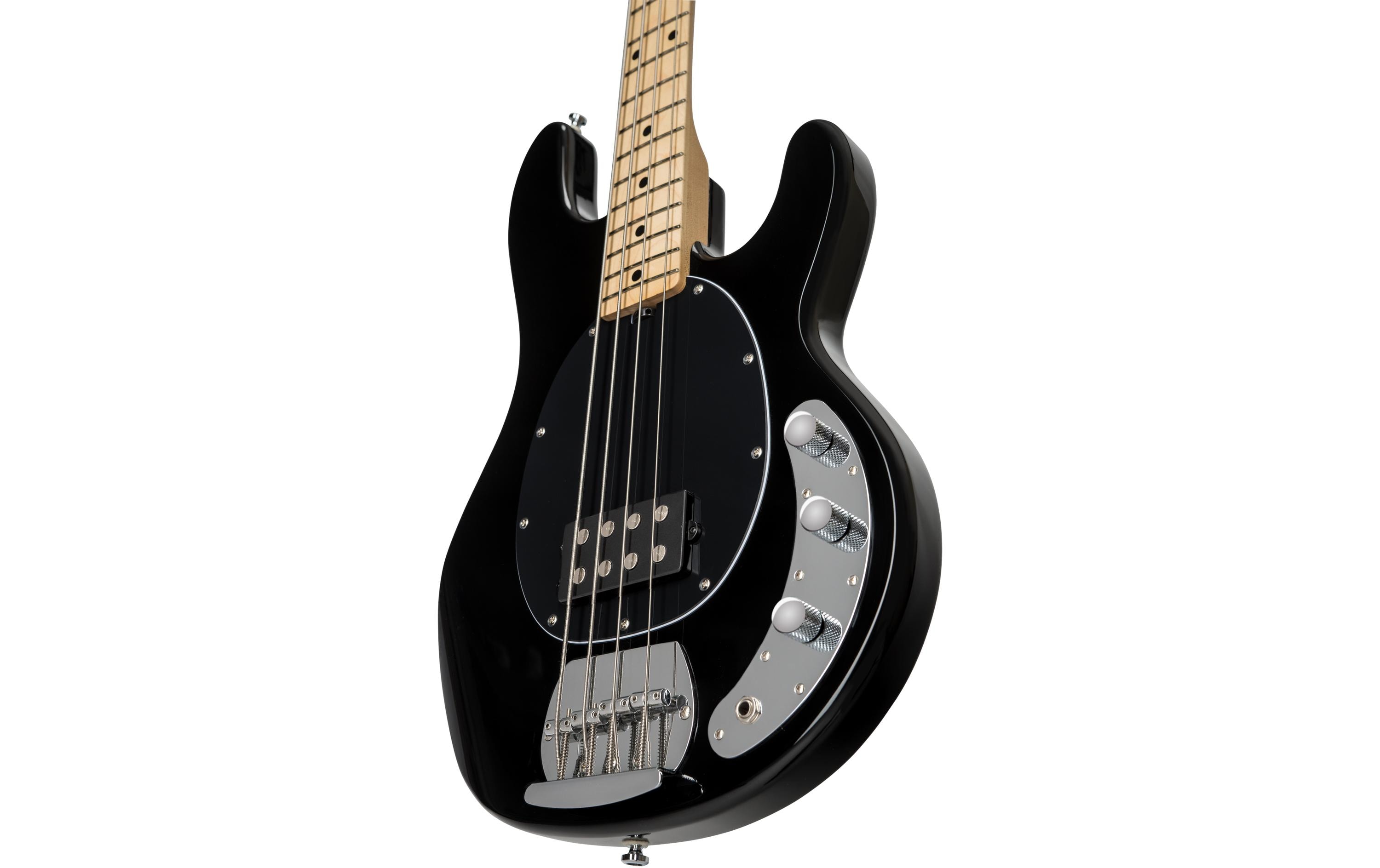 E-Bass StingRay Ray4 – Schwarz<br>4-seitiger Bass mit Aktivelektronik und einem Humbucker