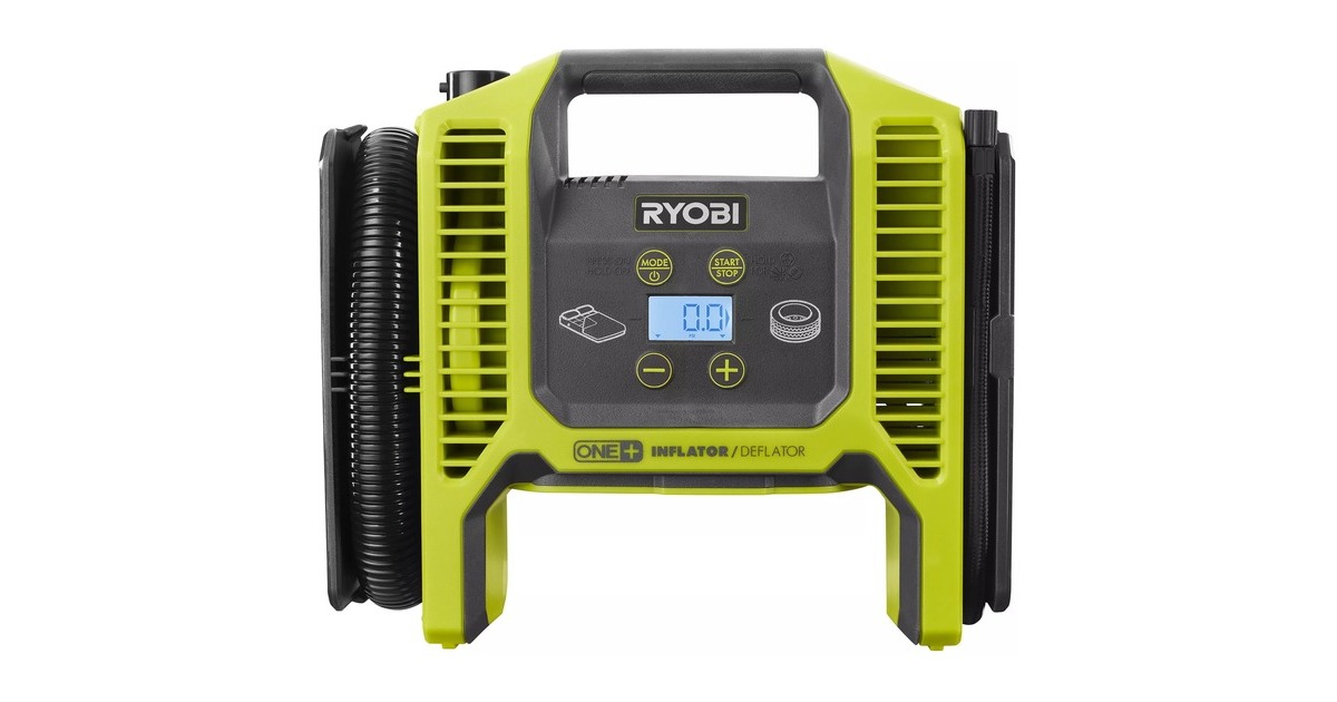 RyobiAccu-Multi Pomp R18MI-0, 18 Volt luchtpomp  (Groen/zwart, zonder batterij en lader)