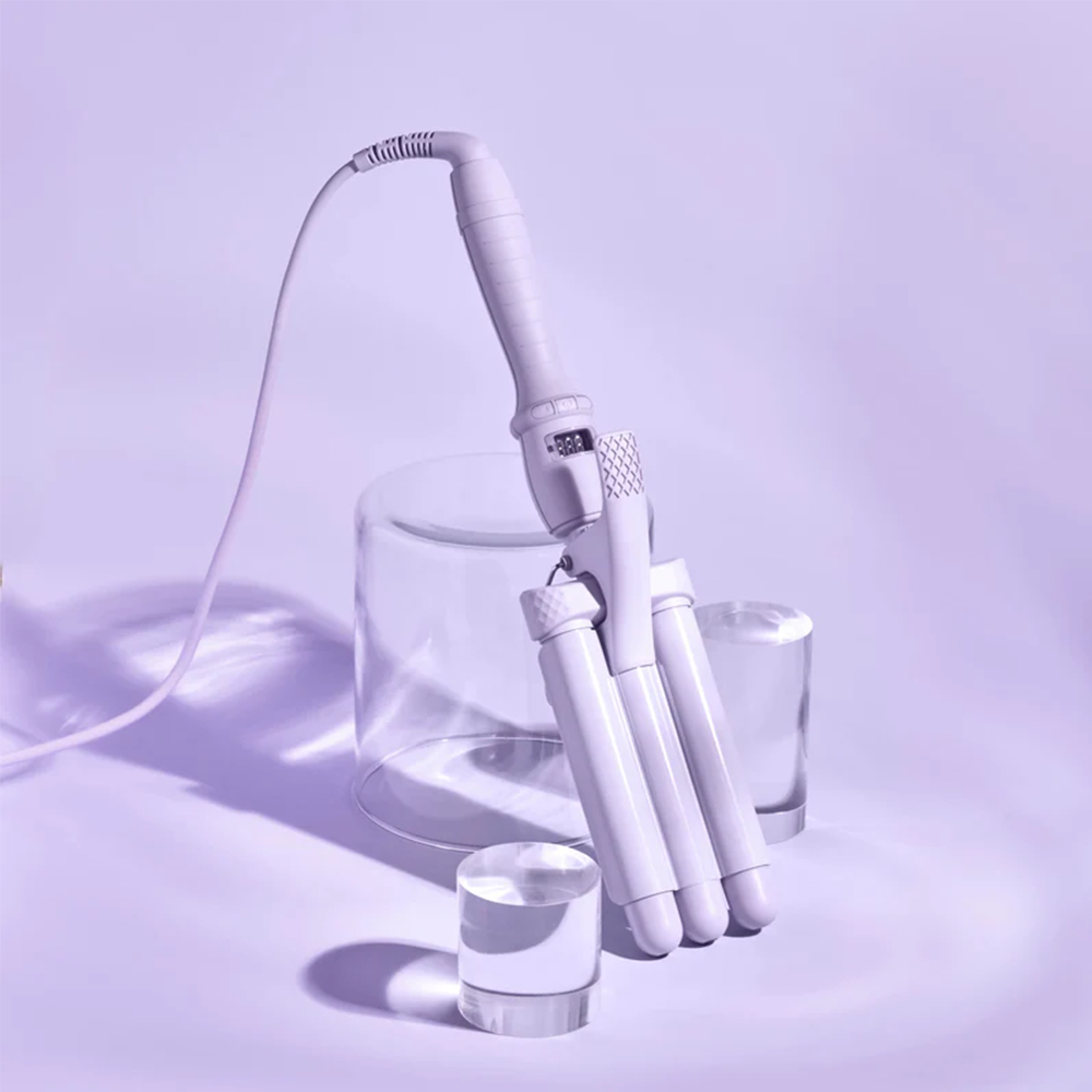 Cutie Hair Waver 22mm Dreifaches Keramik Welleneisen Lockenstab - Lila
