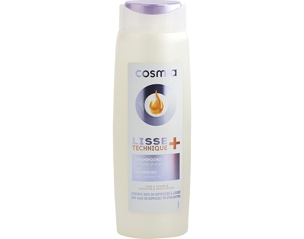 CHAMPÔ COSMIA TECHNIQUE LISSE  COM ÓLEO ARGÃO 400ML