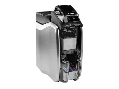 Zebra ZC300 - Plastikkortprinter - farve - blæksubliminering/termisk transfer - CR-80 Card (85.6 x 54 mm) - 300 dpi - op til 900 kort/time (mono) / op til 200 kort/time (farve) - kapacitet: 100 kort - USB 2.0, LAN
