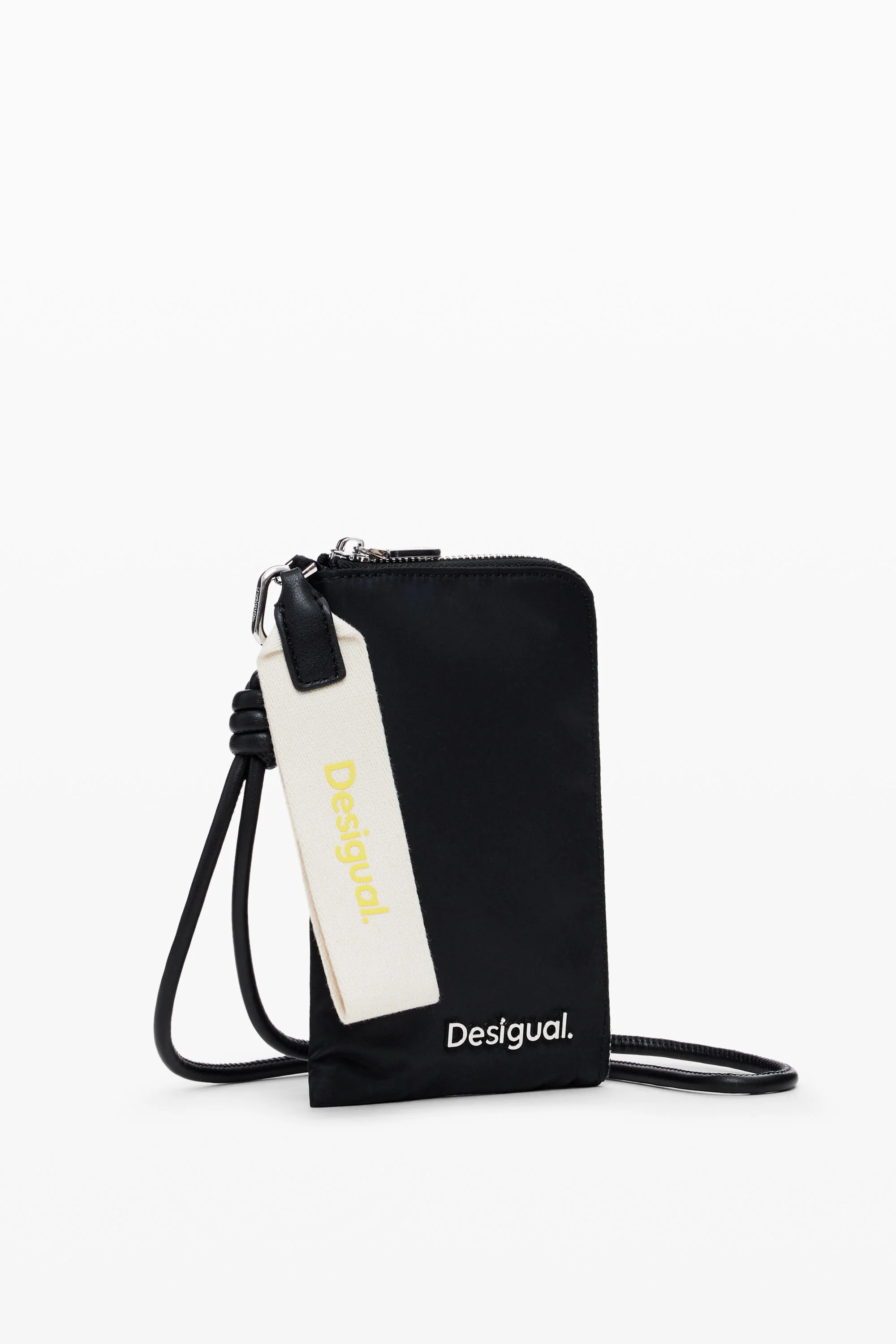 Porta-moedas de nylon com zíper