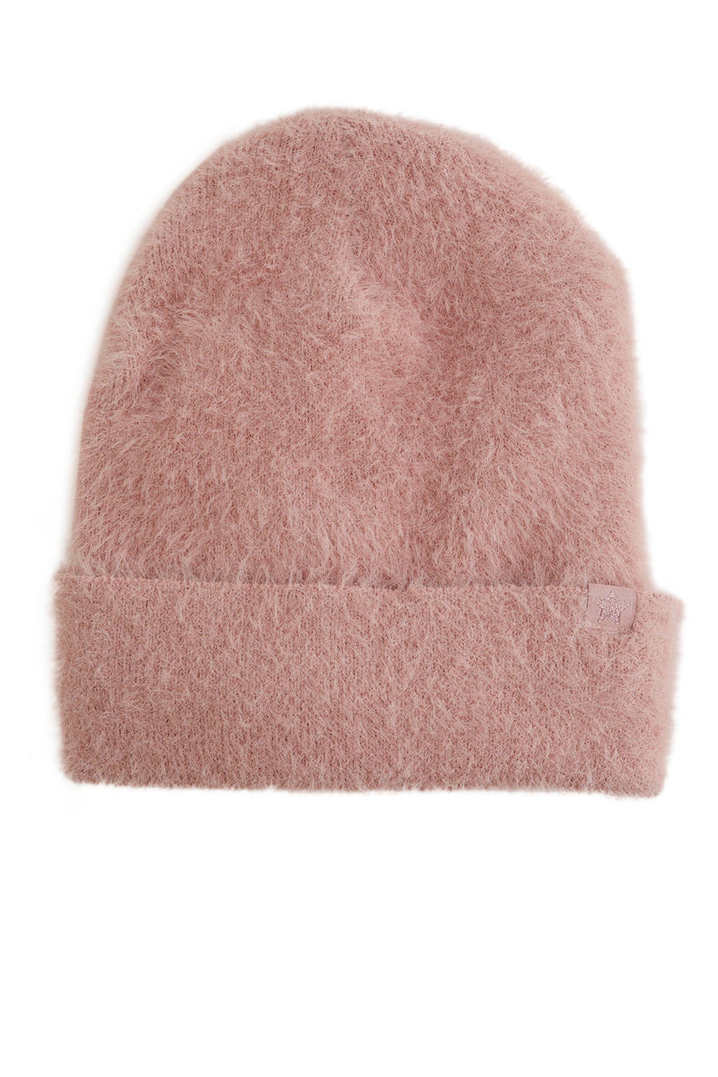 WE Fashion fluffy meisjes muts lichtroze