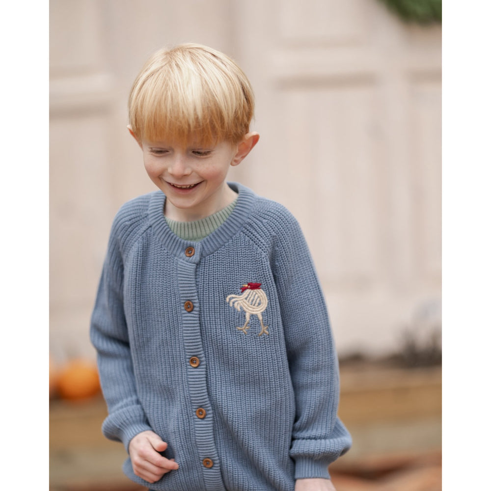 Køb Hanevild Blue Blizzard Kaj Cardigan