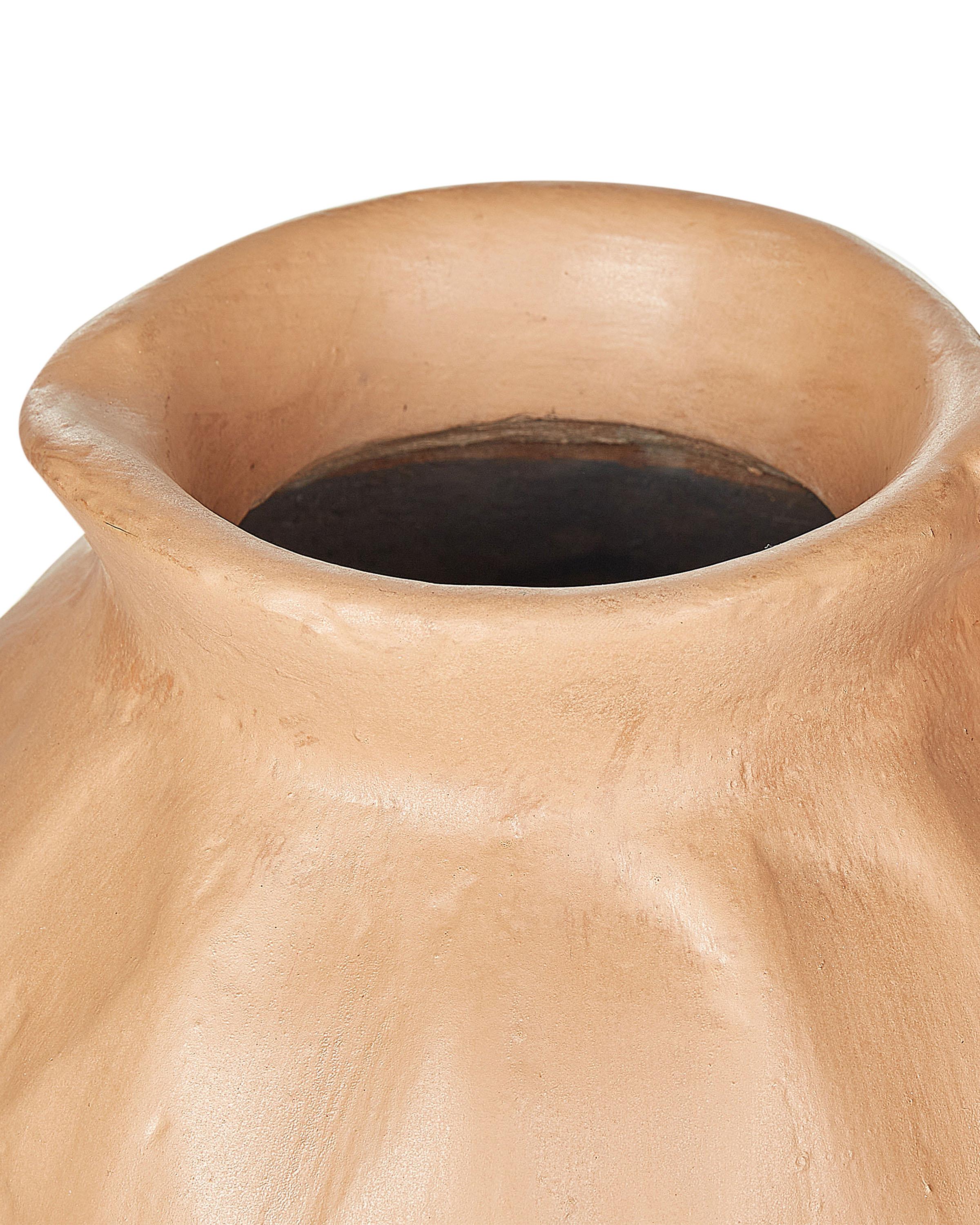 Decoratieve vaas TAIPING Keramiek 46 cm Zandbeige