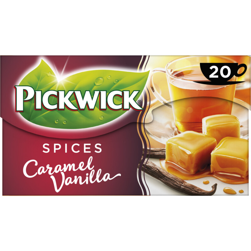 Pickwick Spices caramelised vanilla zwarte thee