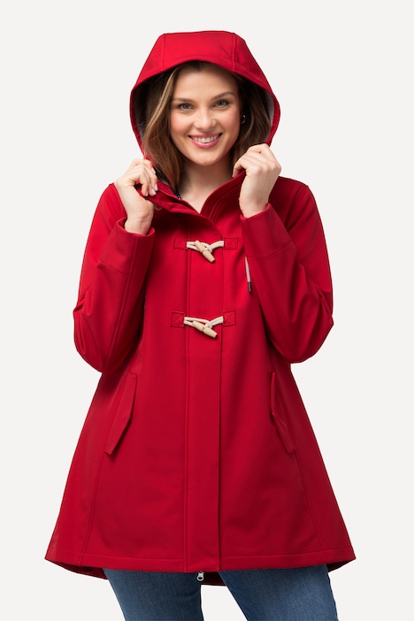 HYPRAR Softshelljacke, wasserabweisend, Fleecefutter, Kapuze