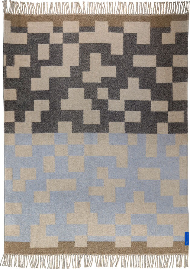 Mette Ditmer MAZE throw Light blue