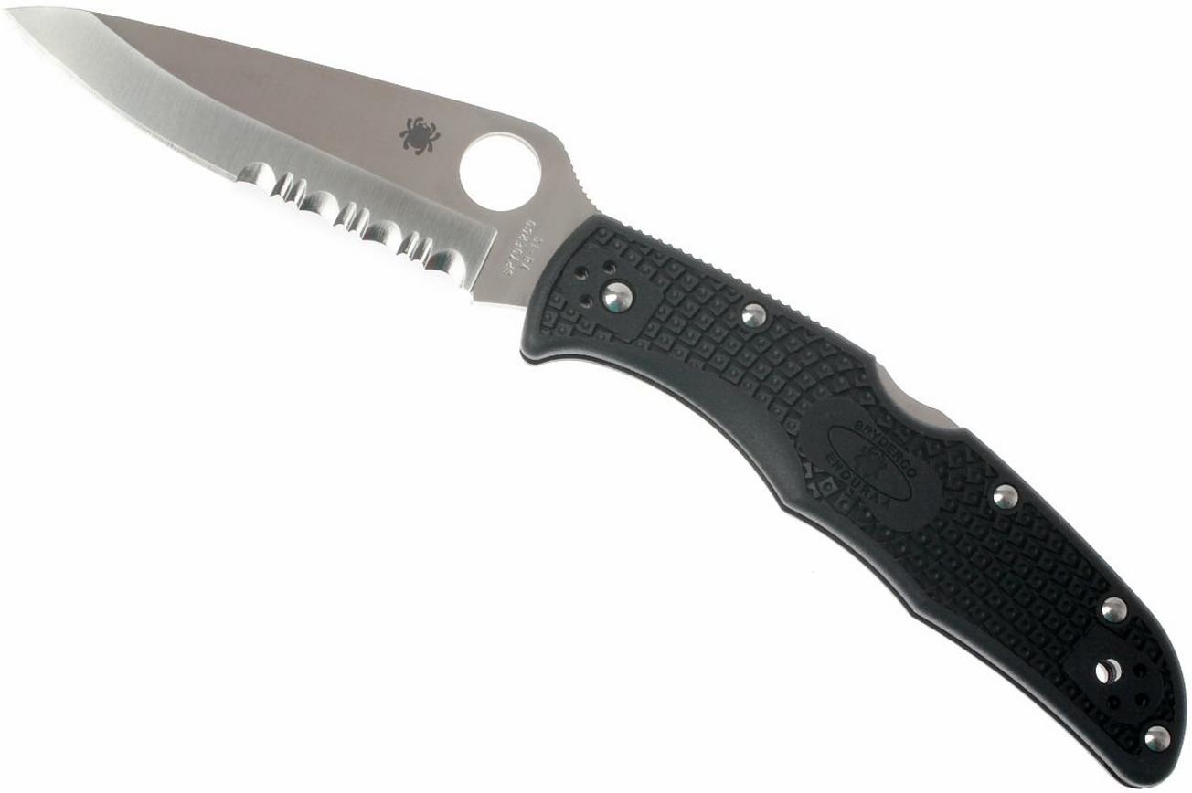 Spyderco Endura 4 C10PSBK partly serrated zakmes