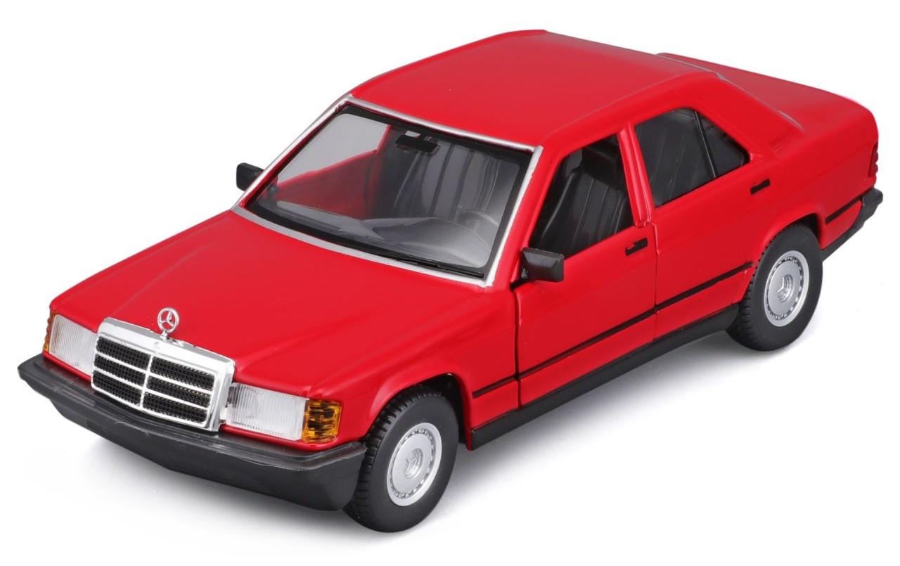 Mercedes Benz 190E 1987 Rot 1:24Sammlermodell im Massstab 1:24