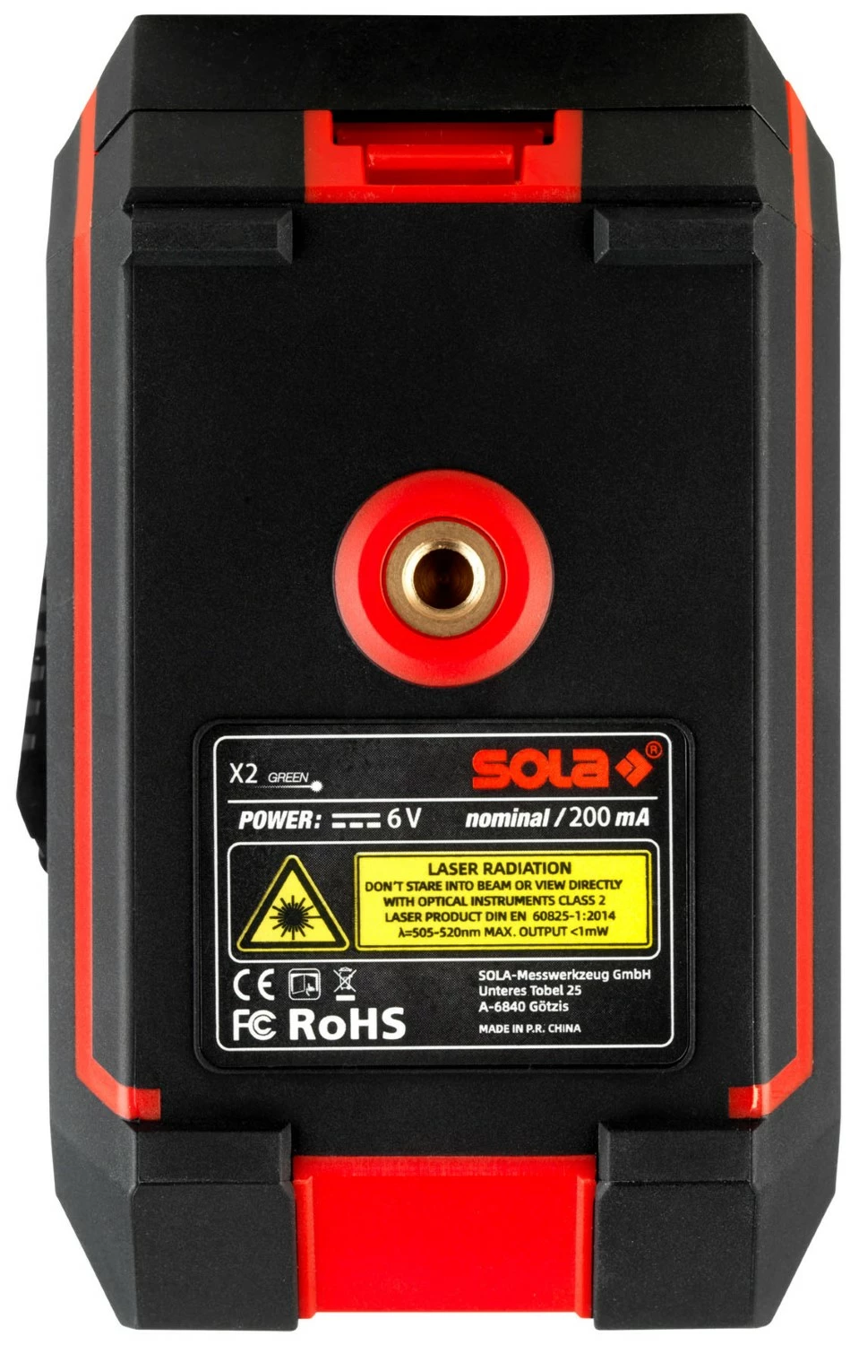 Sola Kruislijnlaser X2 Green PROFESSIONAL Set in koffer - groen - 30m - 2 lijnen - IP54