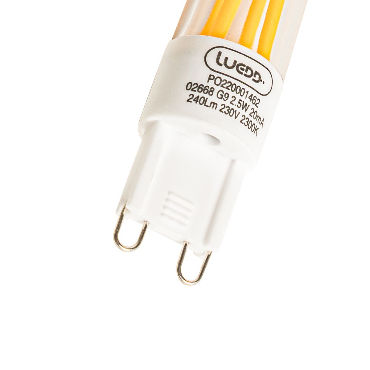 G9 LED filament lamp 2,5W 240 lm 2300K