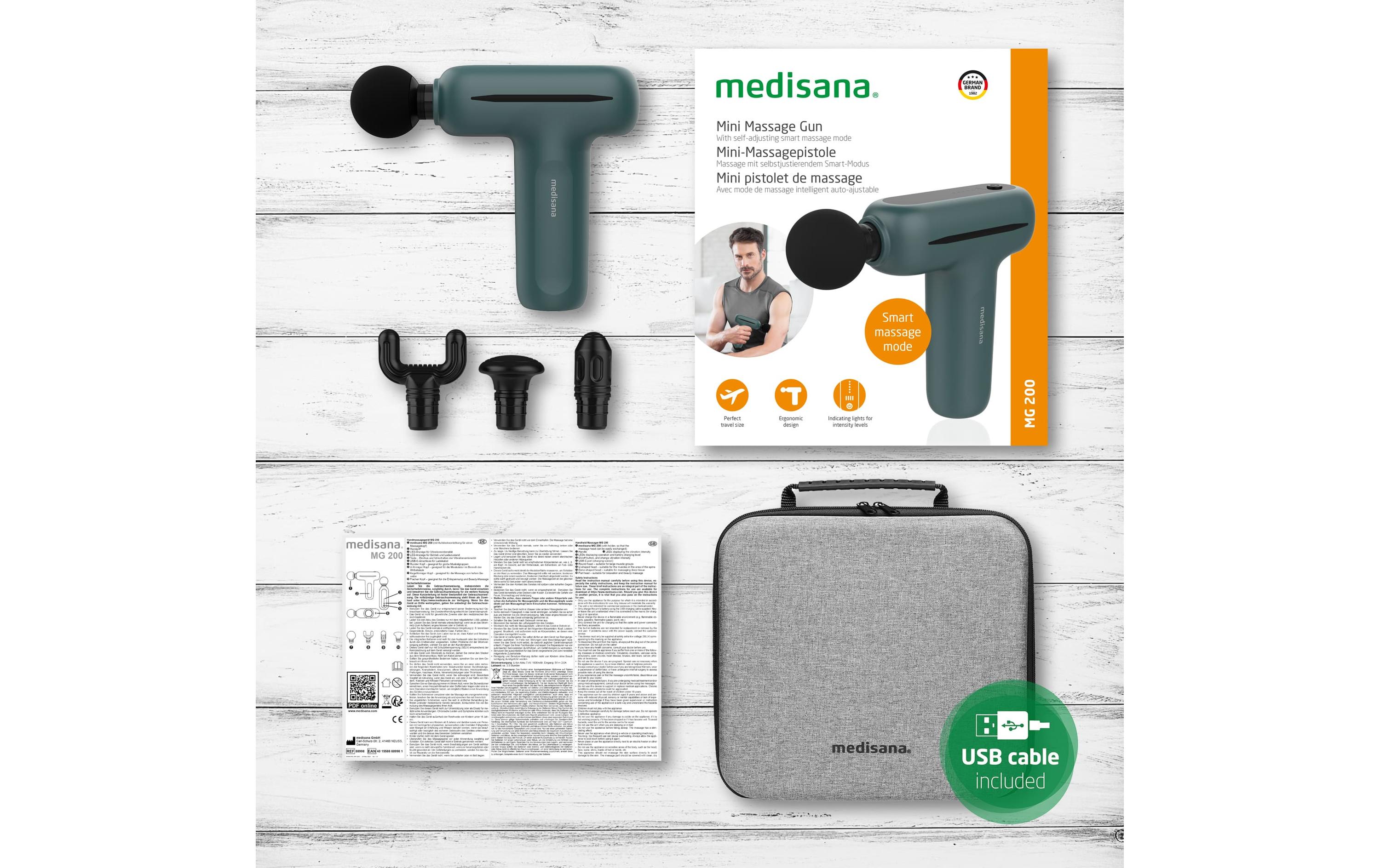 Massage Pistole MG200Muskelmassagegerät mit 5 Vibrationsstufen
