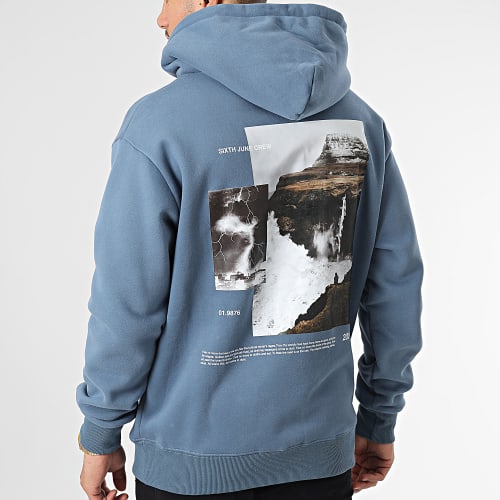 Sweat Capuche M22971PSW Bleu