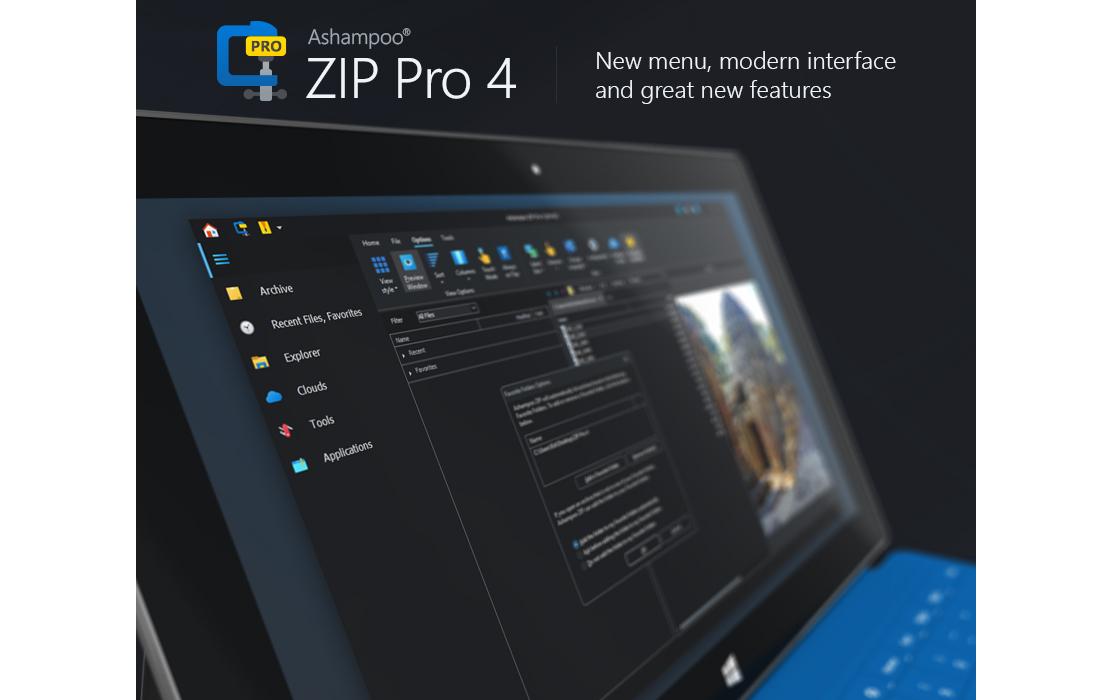 ZIP Pro 4 ESD, Vollversion, 1 PCDateien blitzschnell packen, entpacken, verschlüsseln und sichern