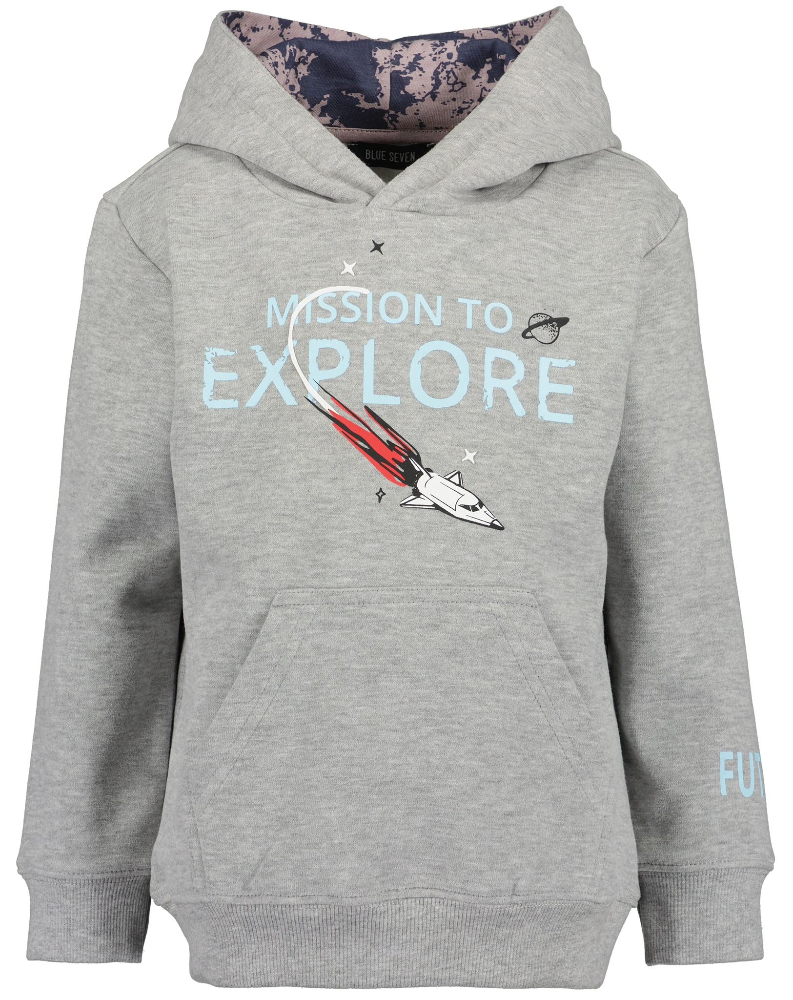 Sweatshirt Kapuze MISSION in mittelgrau