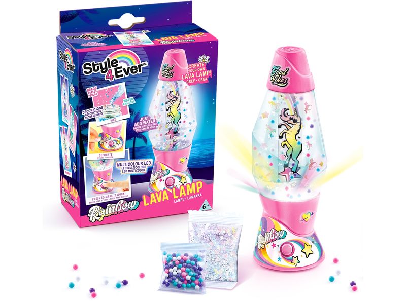 Canal Toys Bastelset Mini Lava Lamp DIY assortiert Komplettes Set zur Herstellung einer Lampe