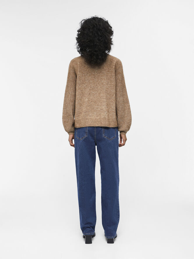 Object OBJOPHELIA L/S KNIT CARDIGAN 122 Fossil