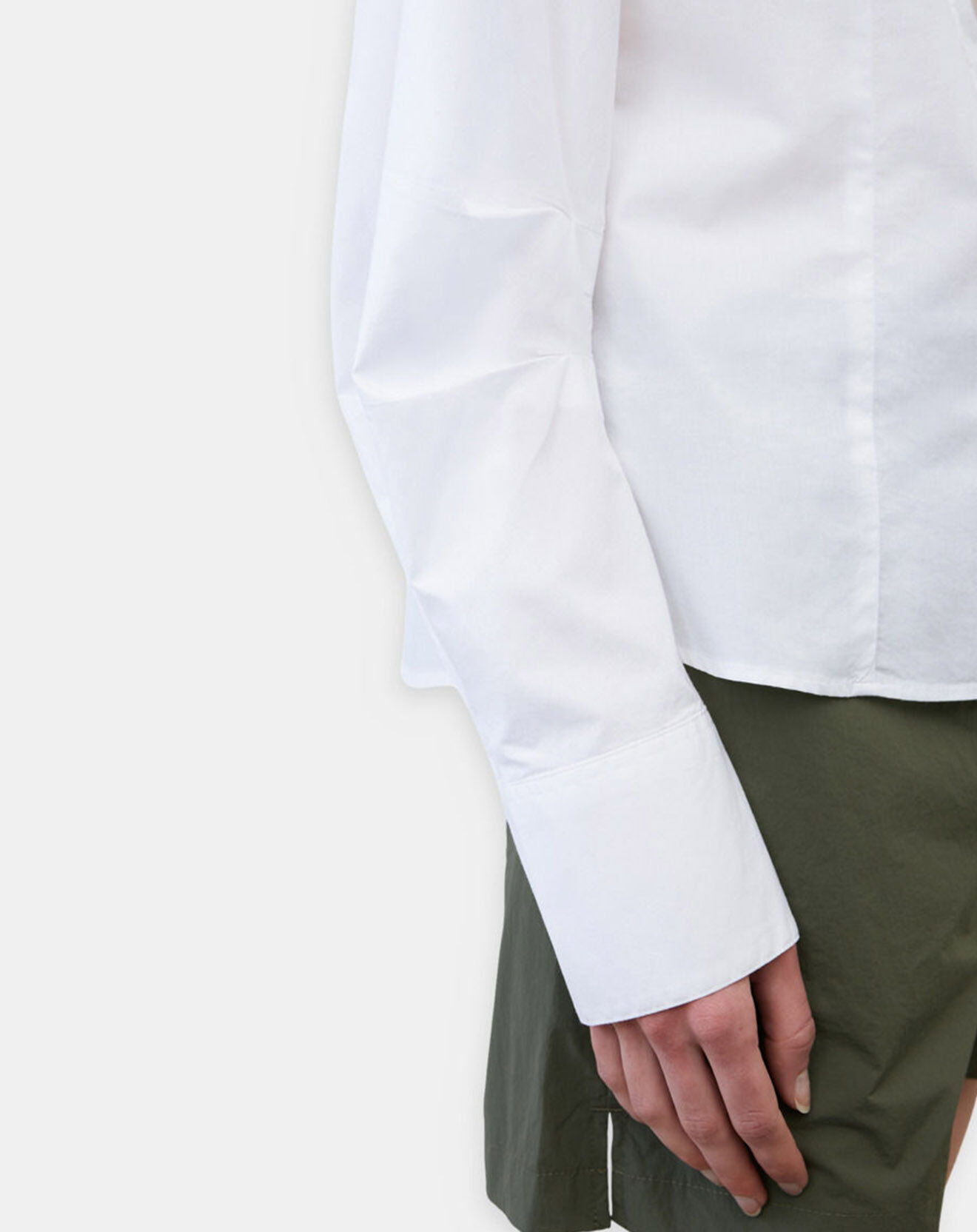 Marc O'Polo Chemise col V poche blanche