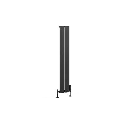 Eastbrook Malmesbury radiator 20x120cm aluminium 375W antraciet