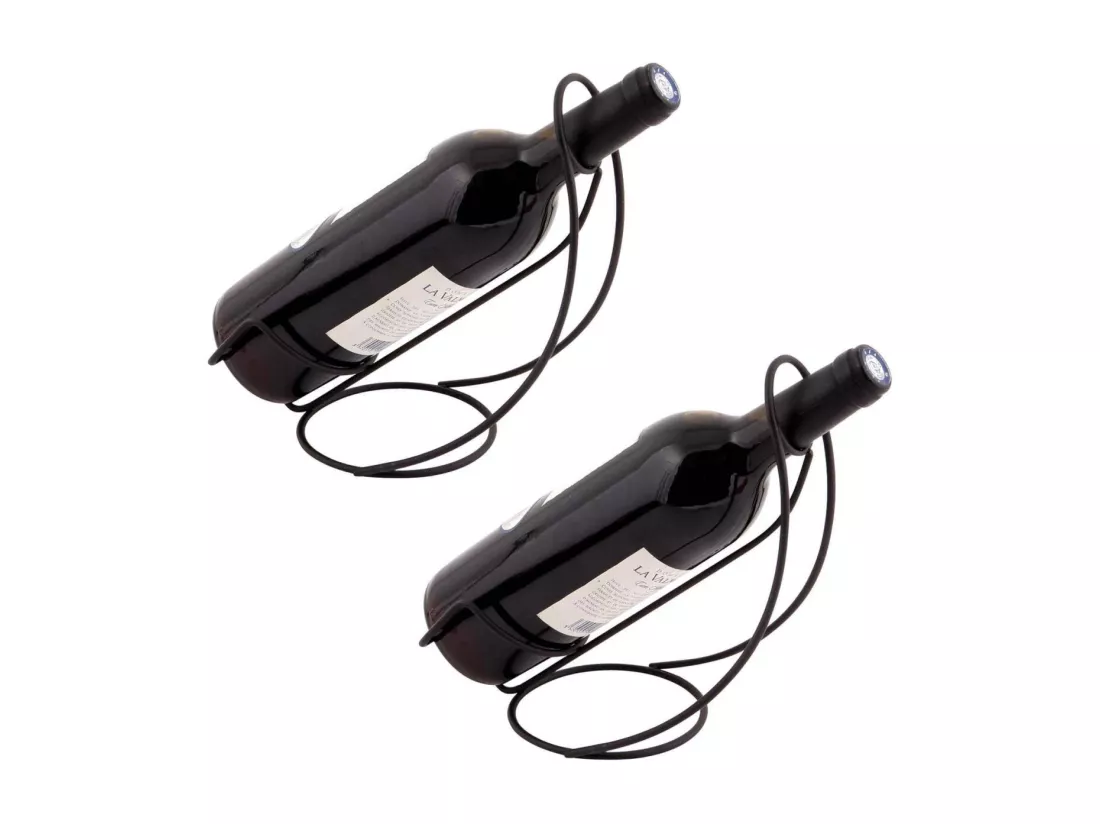 Porte bouteille de table en métal (Lot de 2)