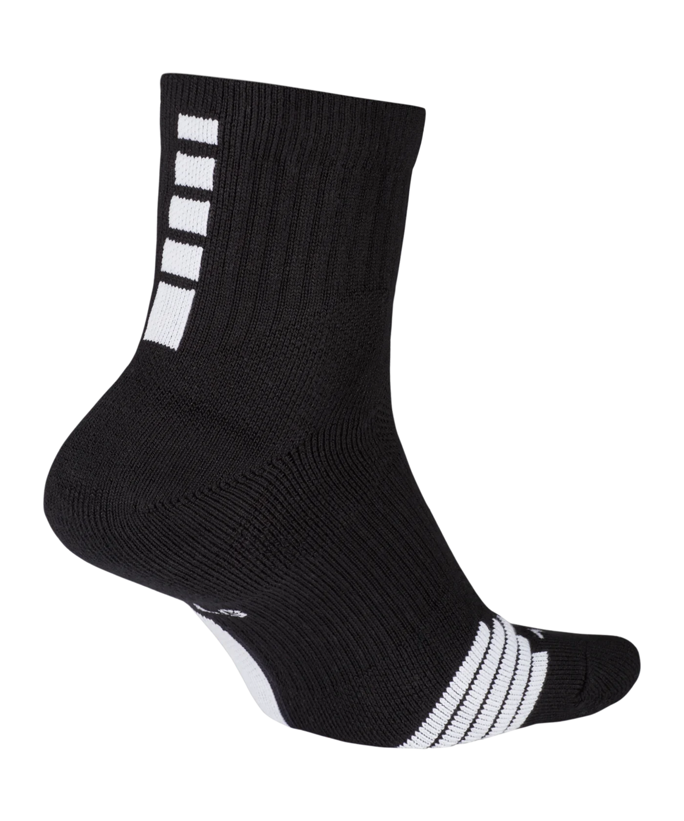 Nike Elite Mid Socks Running Schwarz F013