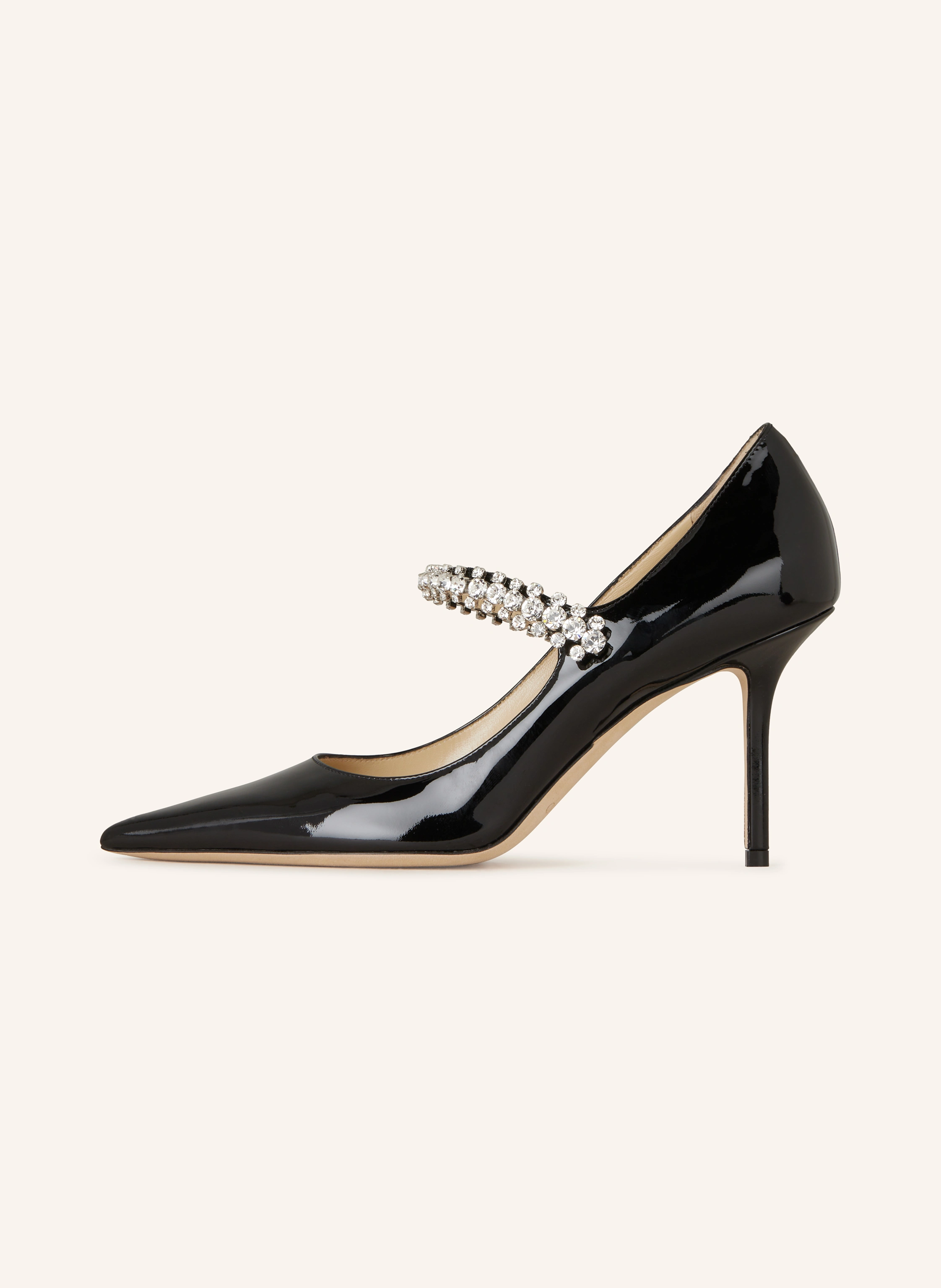 JIMMY CHOO Slingpumps BING 85 mit Schmucksteinen