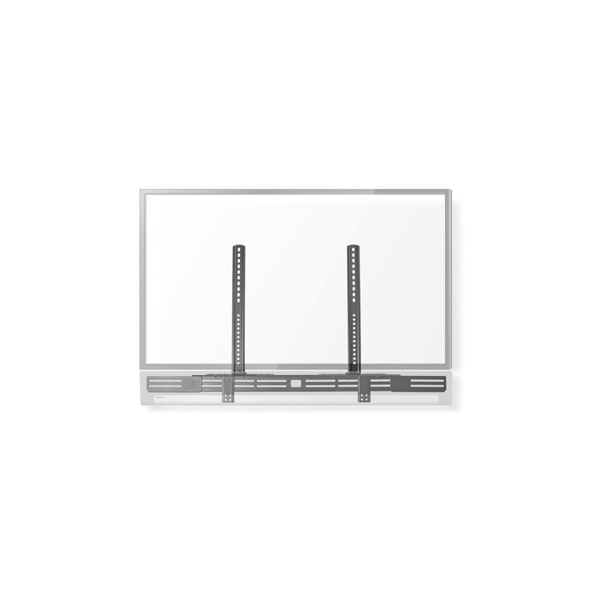 Nedis Soundbar Mount | Kompatibel med: Universell | Festet til TV-en | 10 kg | Dybde justering | Stål | Sort