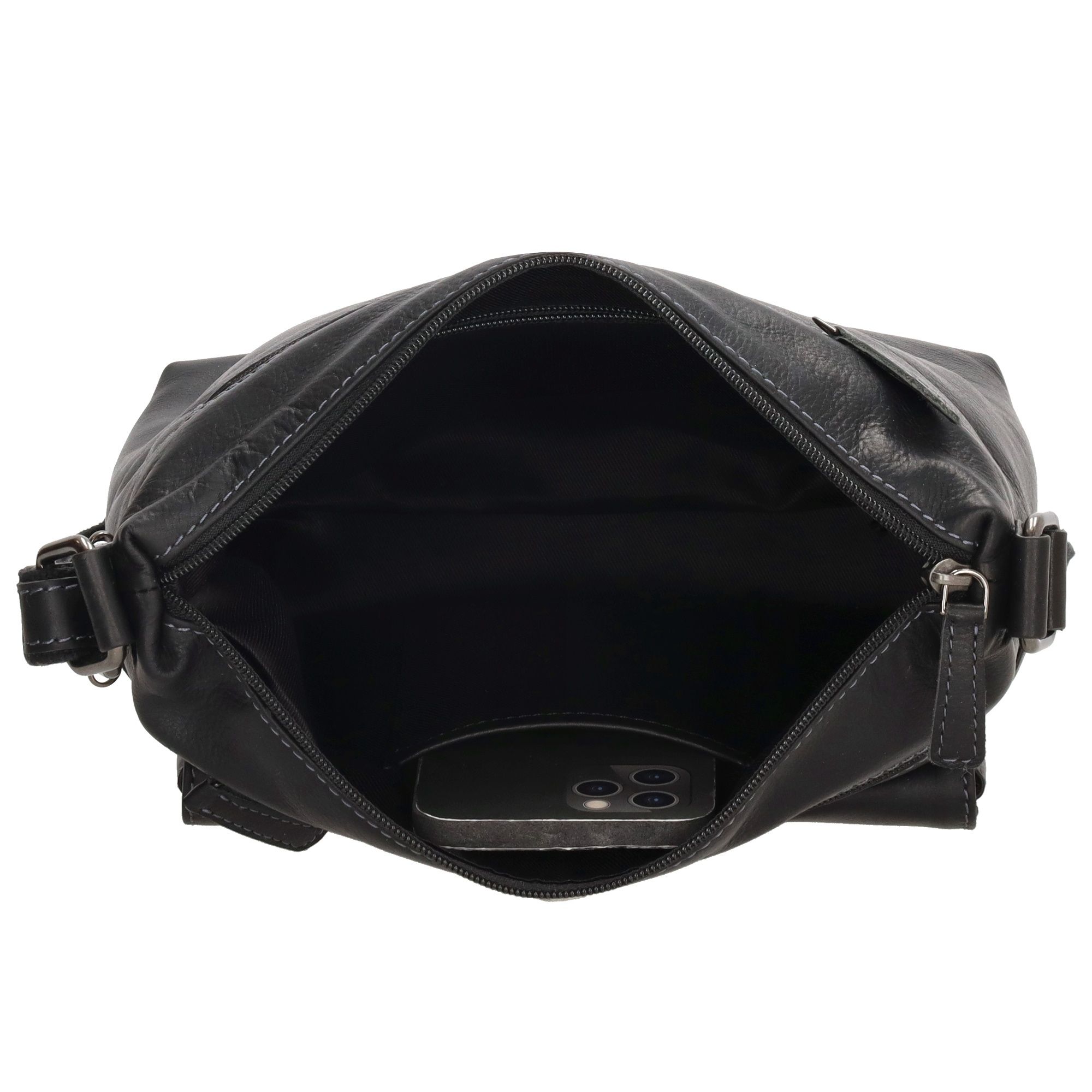 Hide & Stitches Japura Schoudertas Zwart
