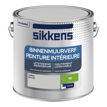 Sikkens muurverf binnen mat lichtbeton 2,5 liter