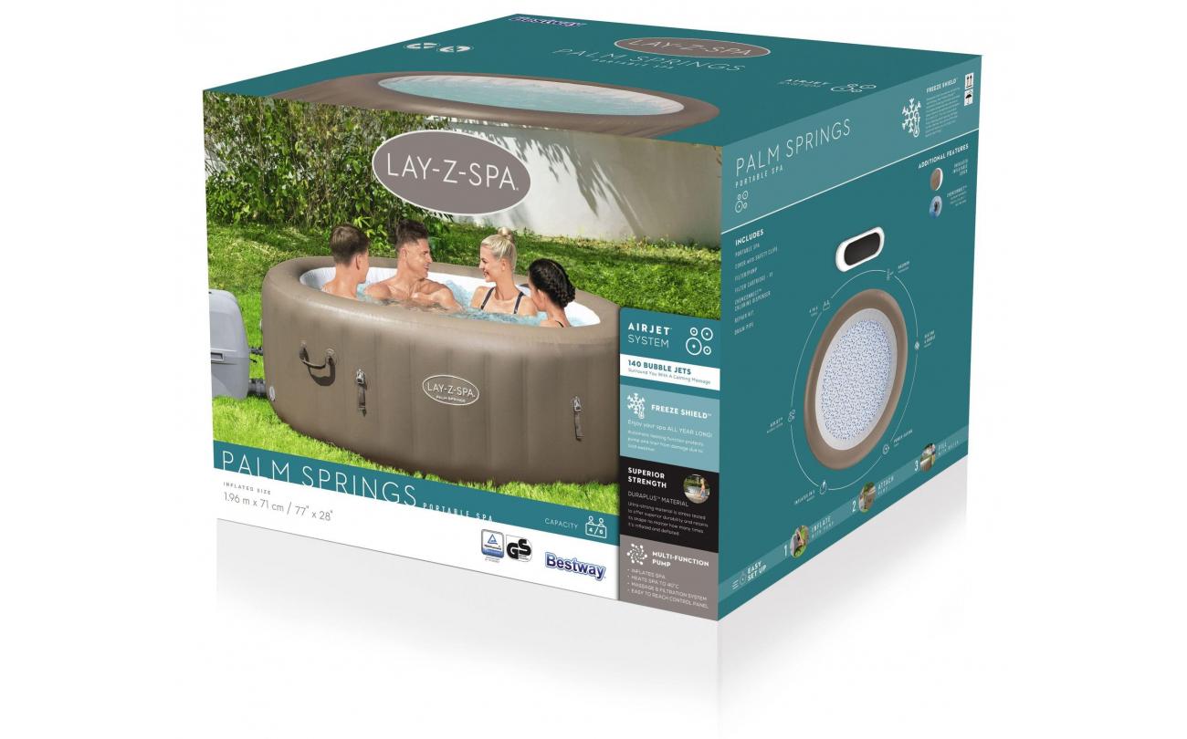 Lay-Z-Spa Palm Springs jacuzzi 196x71cm