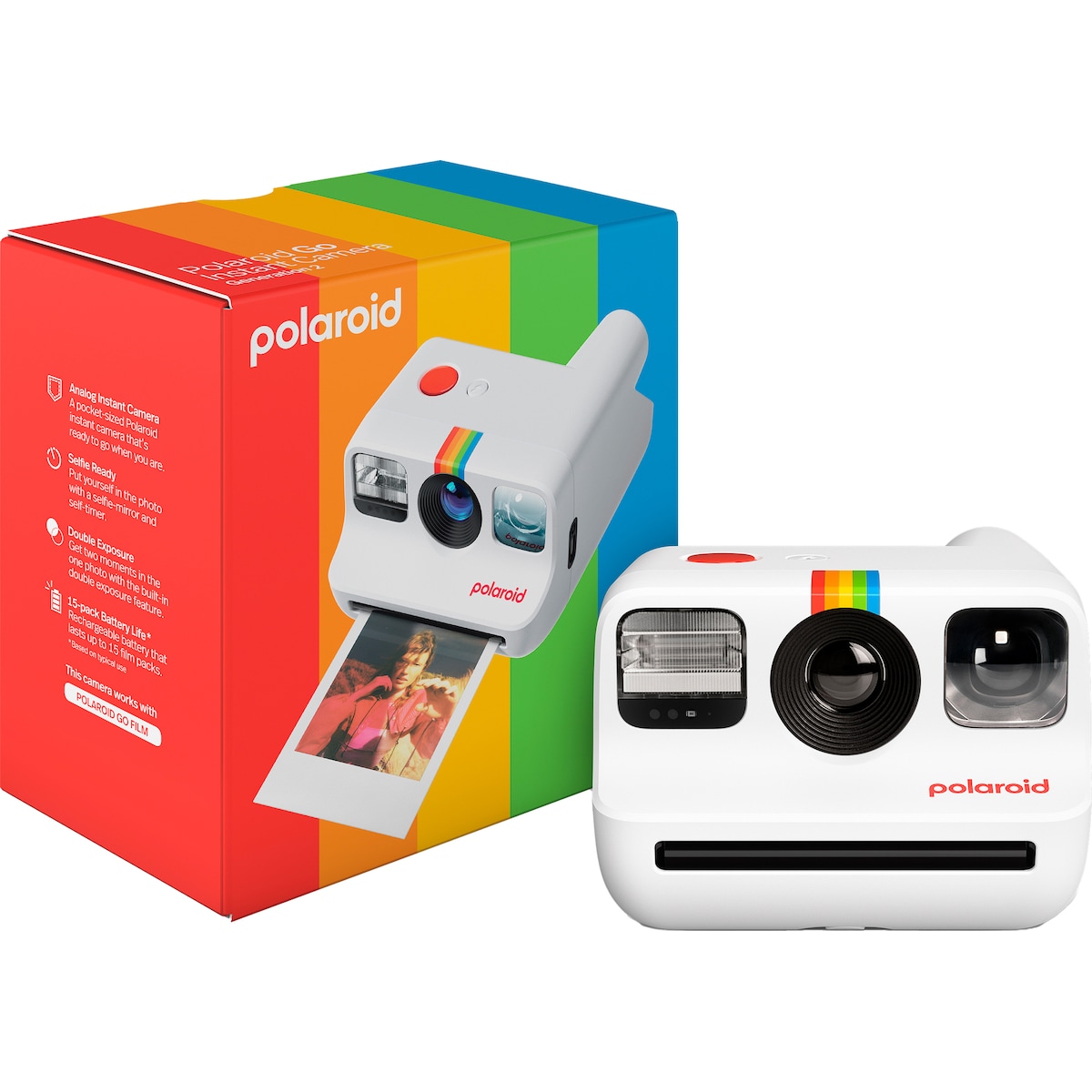 Polaroid Go Gen 2 analog kamera (hvit)