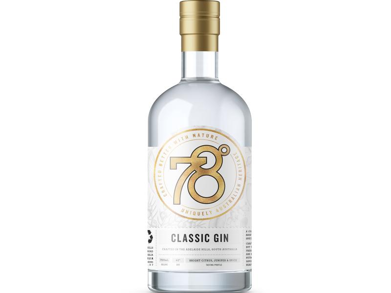 78 Degree Classic Gin 0.7 l Australische Wacholder-Spirituose