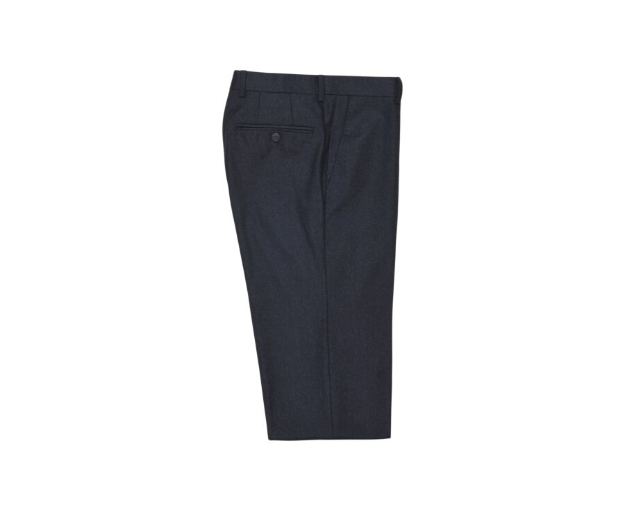 Pantalon habillé homme Marine Chiné - LÉONARD