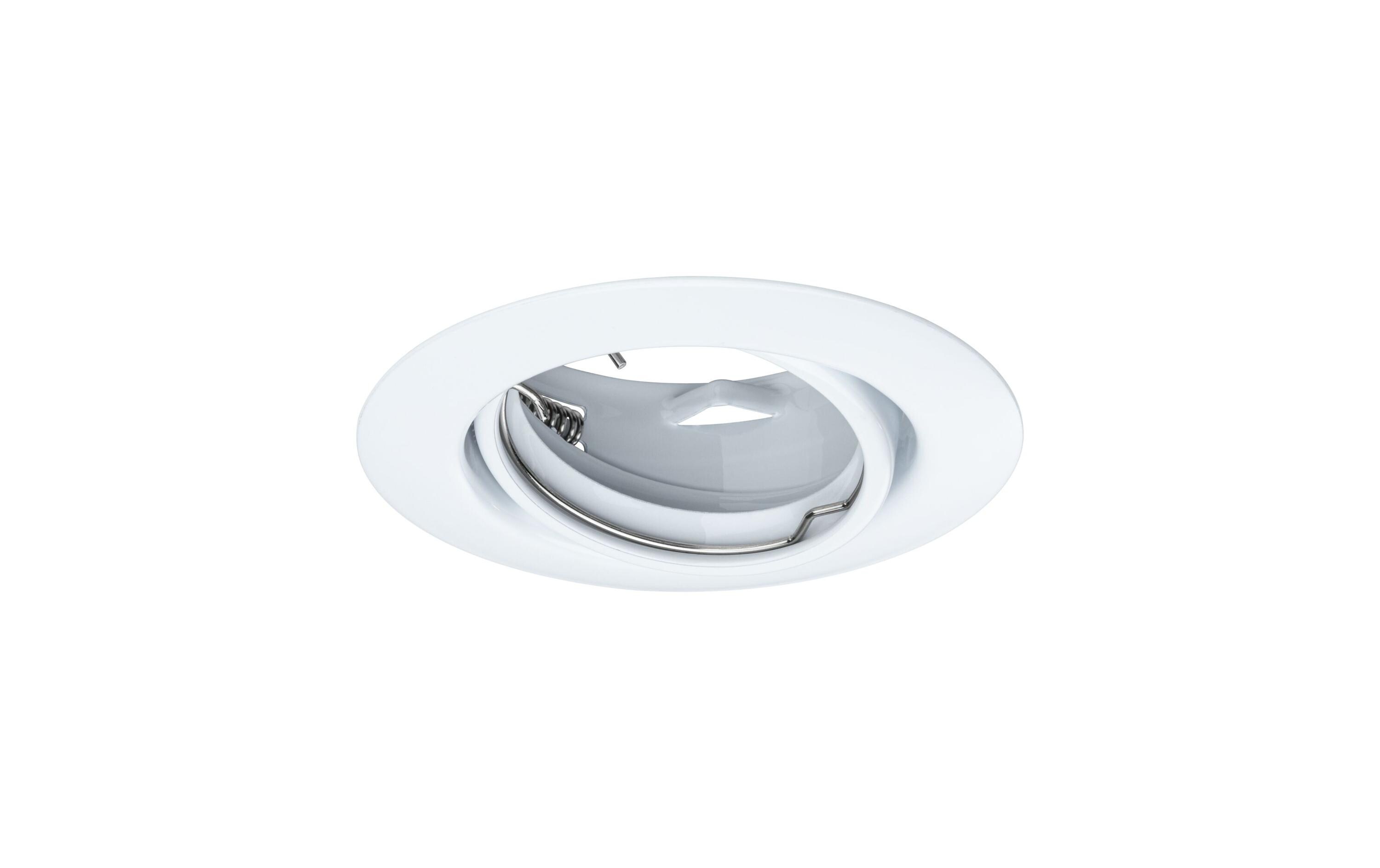 Einbauspot LED Base Basisset, GU10, 10 x 10W, WeissSpotleuchte zur Deckenmontage