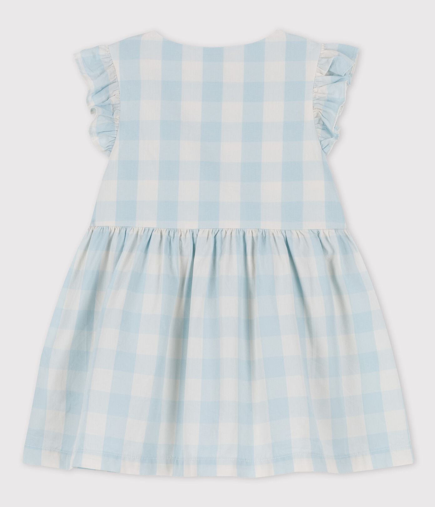 Robe en popeline vichy bébé