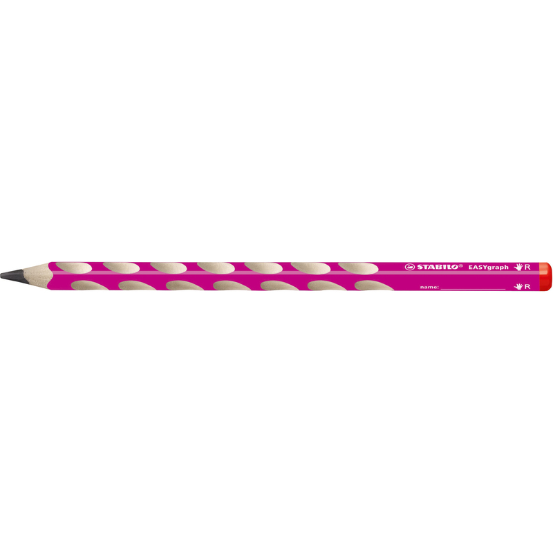Stabilo Bleistift EASYgraph 322, für Rechtshänder, 3.15 mm, HB, pink