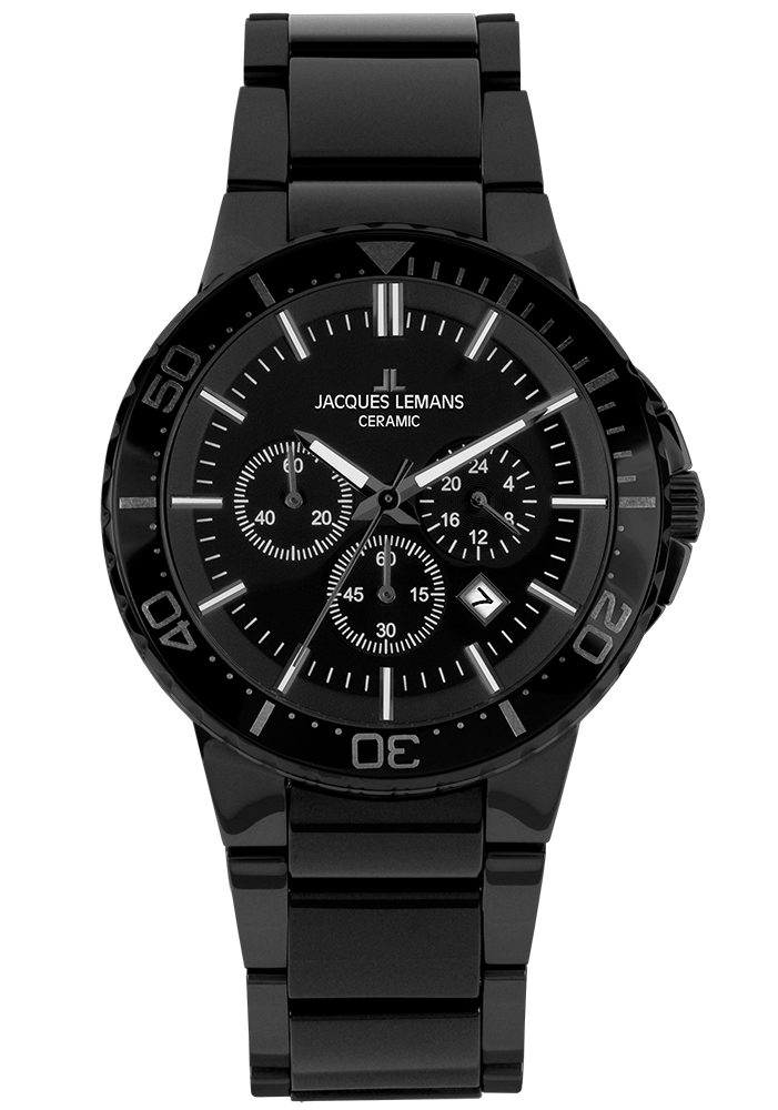 Jacques Lemans Chronograph Colmar HighTech Ceramic 1-2166B