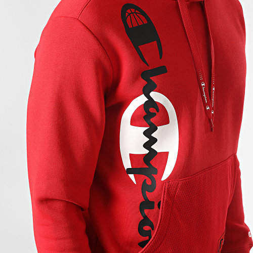 Sweat Capuche 219253 Rouge