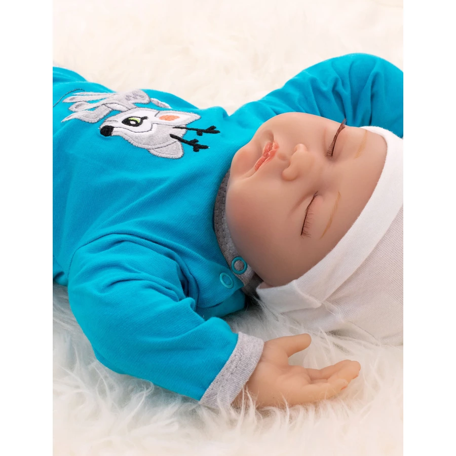 Koala Baby 2tlg Set Shirt + Hose Rentier - by Koala Baby grau türkis