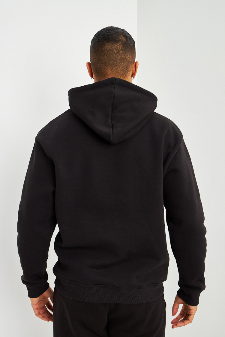 Sweat à capuche noir Brentiny