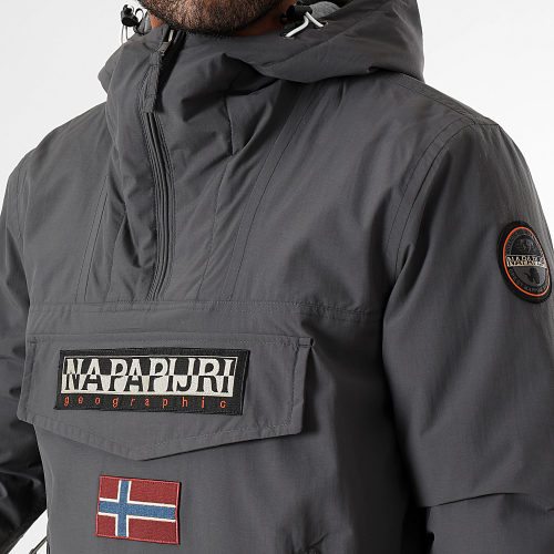 Veste Outdoor Rainforest Pocket 2 A4GMD Gris Anthracite