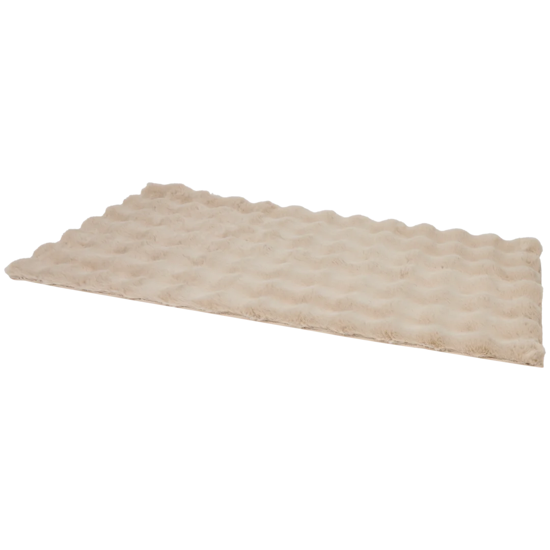 Vloerkleed van imitatiebont 60 x 110 cm | diverse kleuren