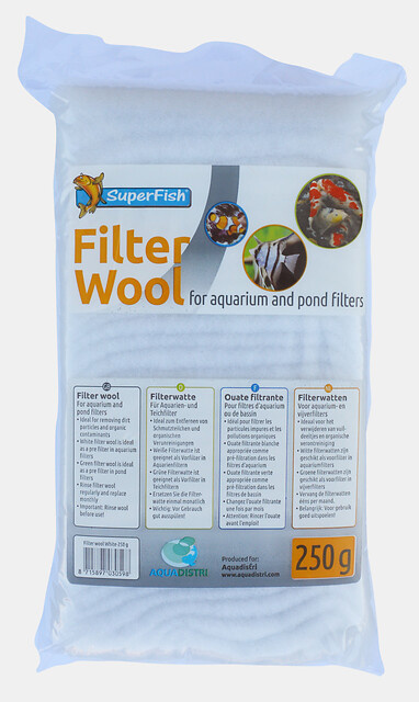 Superfish Witte filterwatten 250g | vijver filtermateriaal