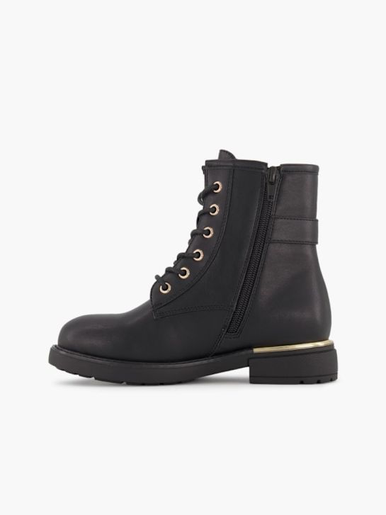 Graceland Schnür-Stiefelette Schwarz