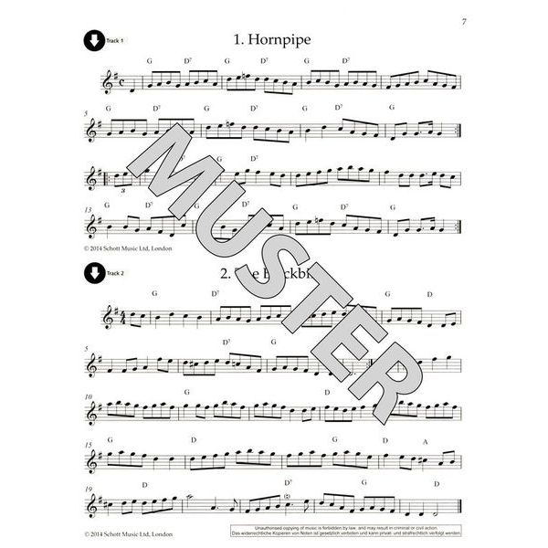 Schott Irish Folk Tunes Recorder