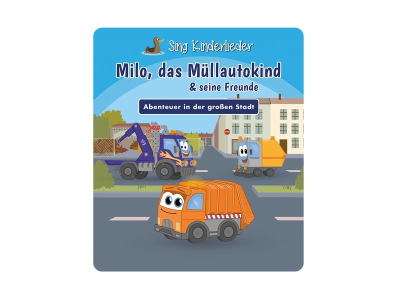 Tonies Hörbuch Sing Kinderlieder Milo, das Müllauto-Kind Hörspiel mit Musik